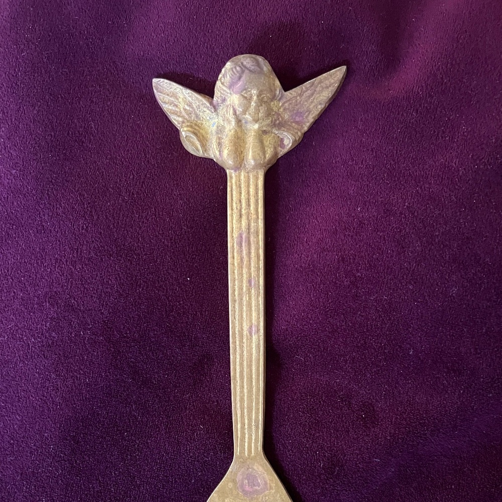 Vintage Brass Cupid Bottle Opener